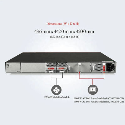 48*10/100/1000BASE-T イーサネット ポートと 4*10GE SFP ポート PoE スイッチ LACP 機能