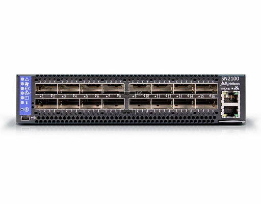 SN2100 100 GbE スイッチ 16x 100 GbE QSFP28 スピード ネットワーク 大規模企業向け