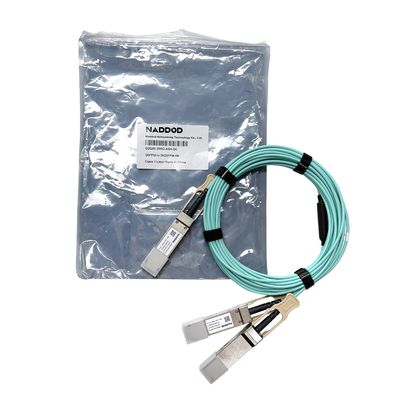 15m 200Gb/S 400Gb/S QSFP-DD IB HDRアクティブ光ケーブル AOCケーブル メラノックス用