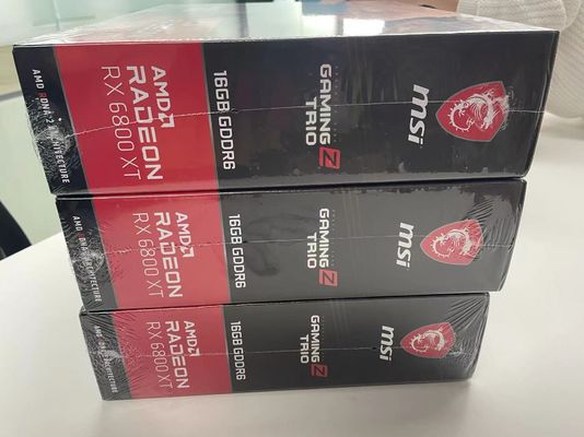 GDDR6 256 ビット GPU カード RX 6800 XT 2NS ゲームビデオ カード