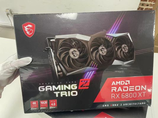 GDDR6 256 ビット GPU カード RX 6800 XT 2NS ゲームビデオ カード