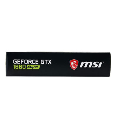 AMD チップセット MSI 1660 スーパー GPU カード 6GB グラフィック ビデオ カード 192 ビット