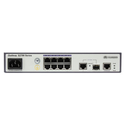 S2700-9TP-SI-AC 8ポート イーサネット 10/100 ネットワーク スイッチ 32 Gbit/s スイッチ容量
