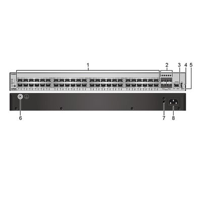 176Gbps/432Gbps POEネットワークスイッチ S5735-L48P4X-A1 IPルーティング